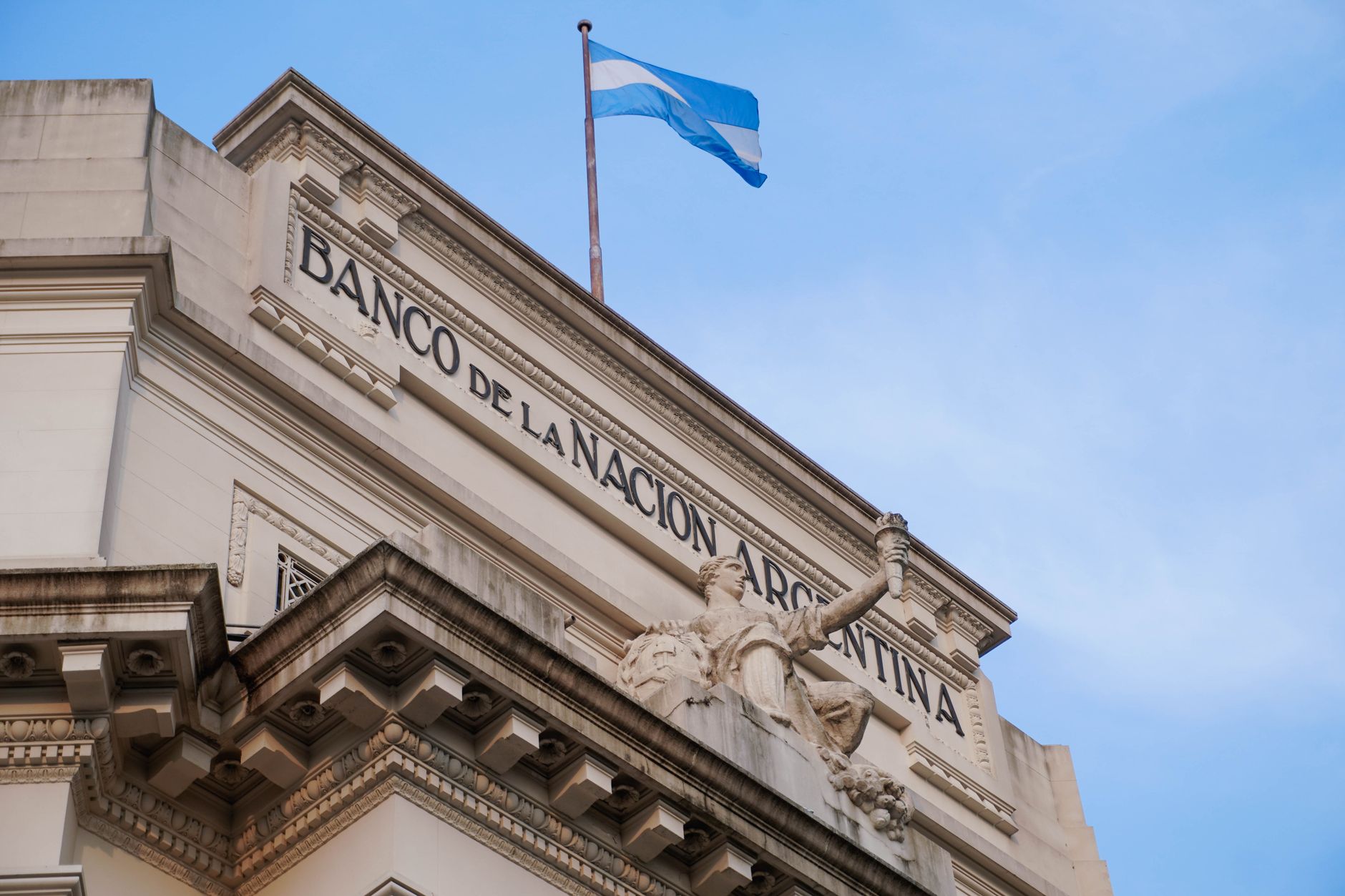Fachada del Banco de la Nación Argentina